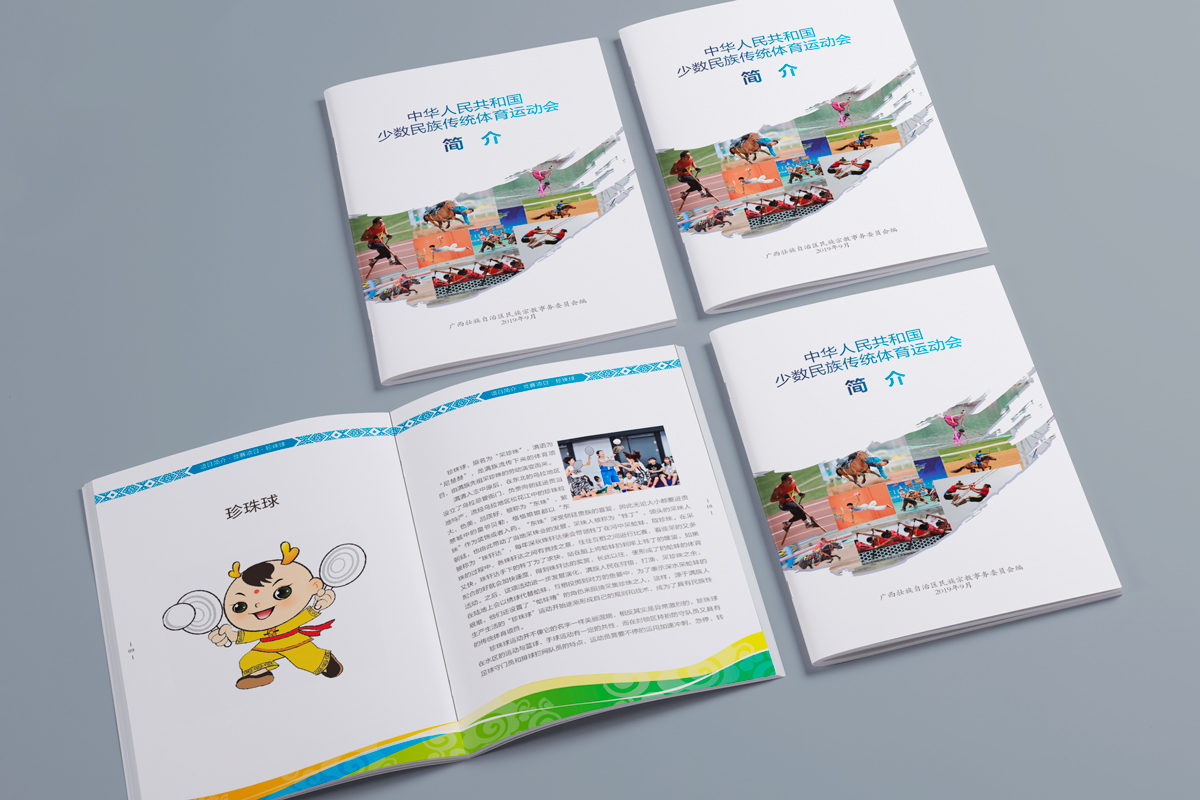 [合作]第十一屆全國民運會廣西團項目手冊、活動物料設(shè)計